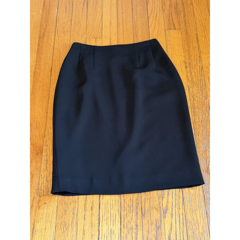 Yansi Fugel Womens Lined Pencil Skirt 0 Black